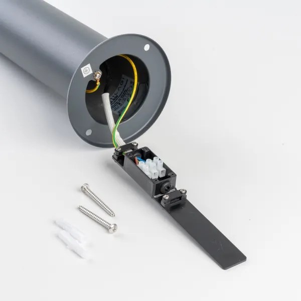 BRILAGI - Vonkajšia lampa so senzorom ELIA 1xE27/20W/230V IP44 100 cm antracit