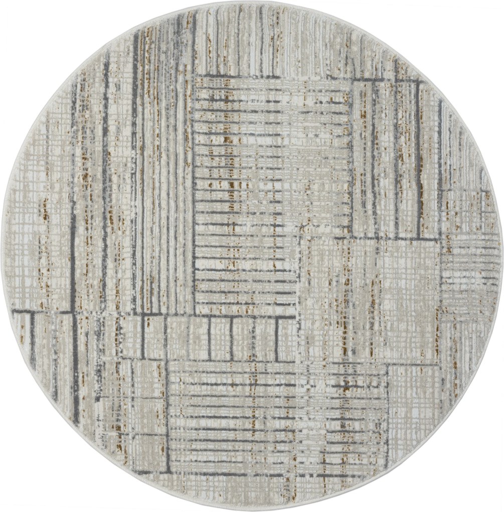 Kusový koberec My Love CA60014 creme kruh, 120x120 (priemer) kruh, béžová, chodba / predsieň, My Flair