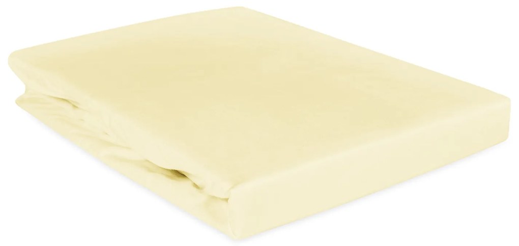 SATÉNOVÉ PRESTIERADLO 155 160X200 CM KRÉMOVÉ