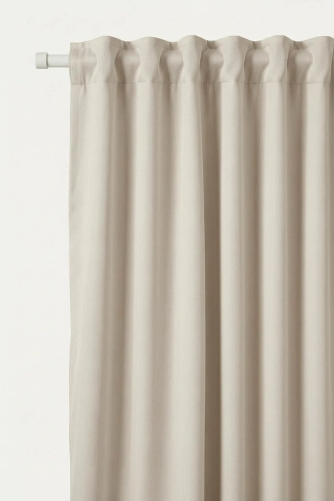 Záves na riasiacu pásku VIVA taupe Rozmer: 140x300 cm