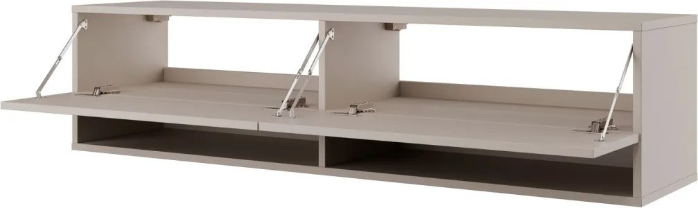Závesná TV skrinka Asko Living, 135 cm, béžová kašmír