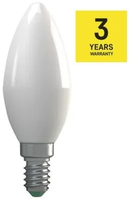 EMOS LED žiarovka Candle, E14, 4W, teplá biela