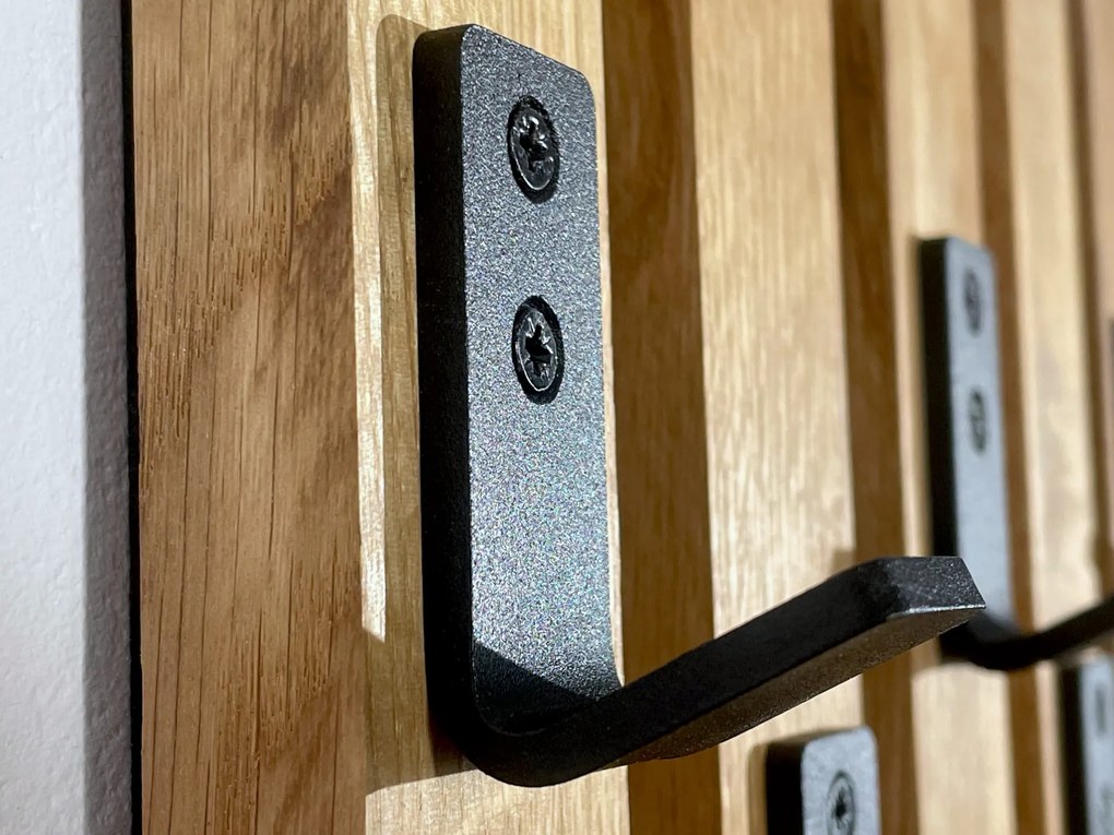 Dekorstudio Drevený vešiak na stenu Lamele 98cm Modul C 12cm