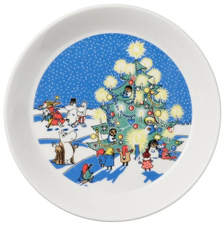 Set tanierov Moomin Drawing & Christmas 19cm, 2ks