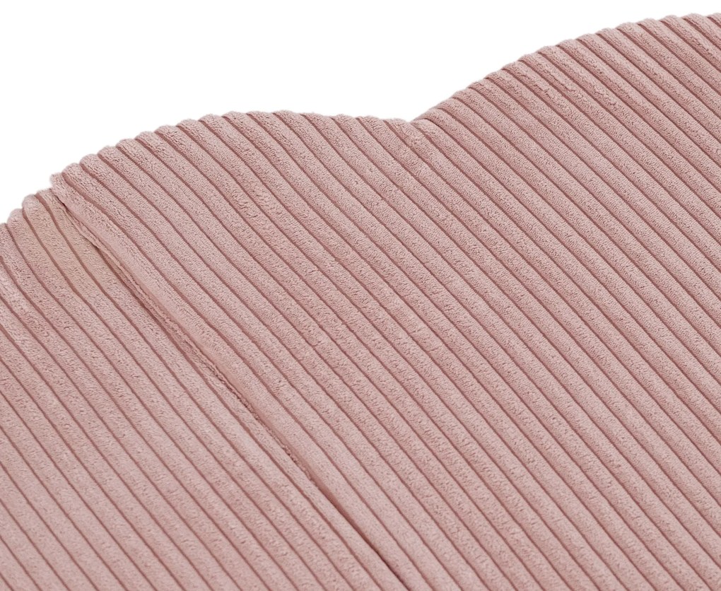 Kvetinová podložka 115x115x5cm, ružová, prémiový mančester