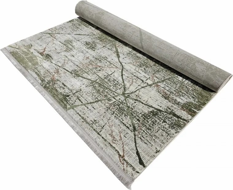 DC Koberec Exclusive 339 krémová zelená Rozmer: 80×150 cm
