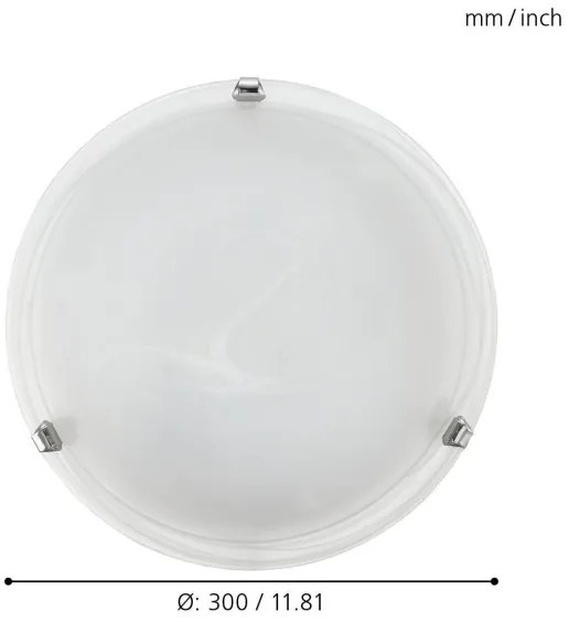 Eglo 7186 - Stropné svietidlo SALOME 1xE27/60W/230V