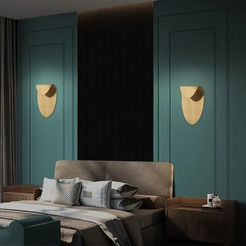 Toolight Toolight, LED nástenné svietidlo 3W, 4000K, 4000lm, APP1431-W, zlatá matná, OSW-07986