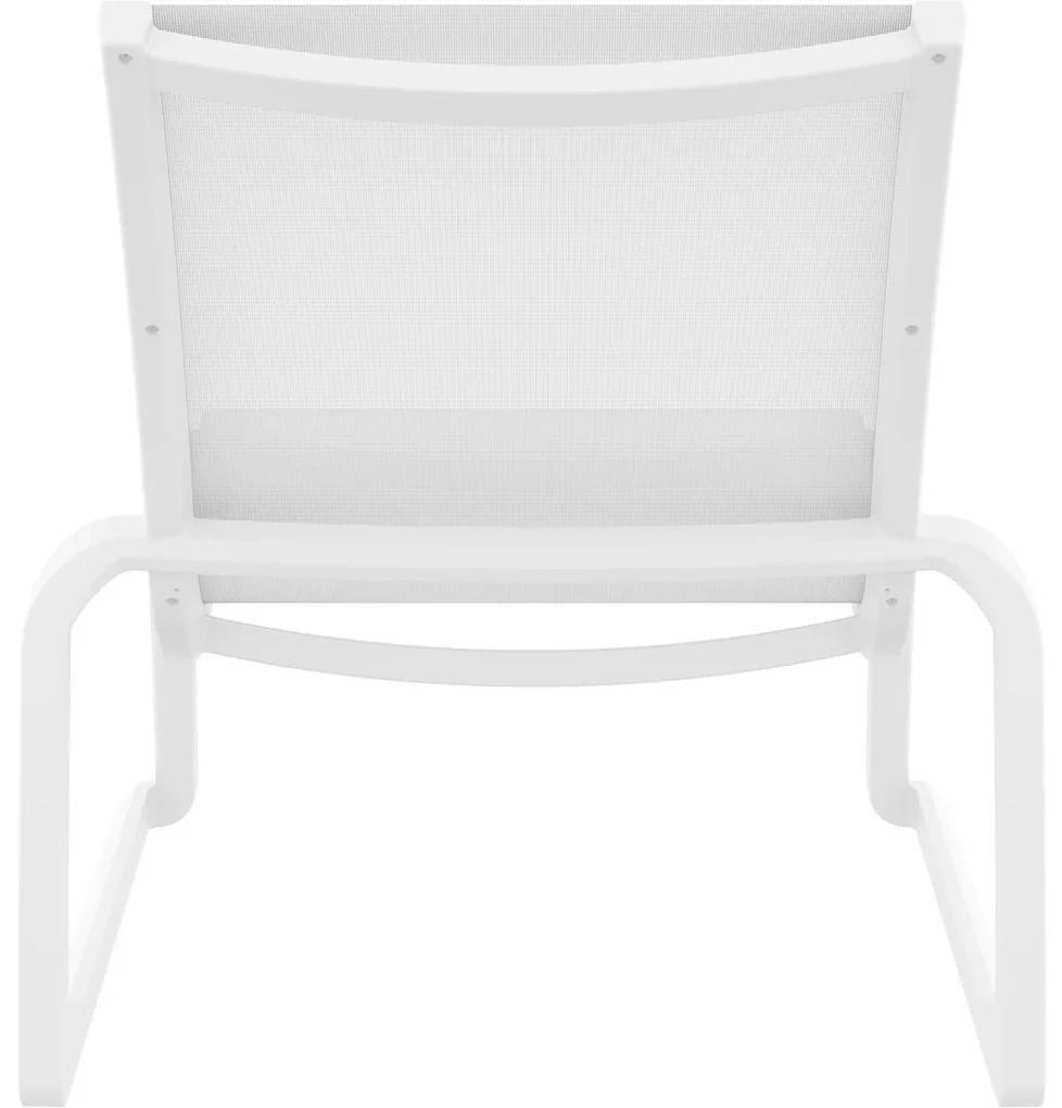 PACIFIC LOUNGE záhradné kreslo bez podrúčok white