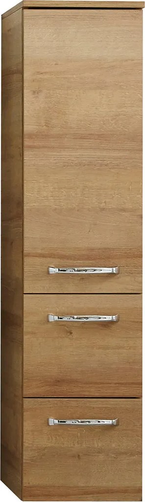 XXXLutz STREDNE VYSOKÁ SKRINKA, farba duba, 30/123/33 cm Xora - Kúpeľňové skrinky - 001977033404