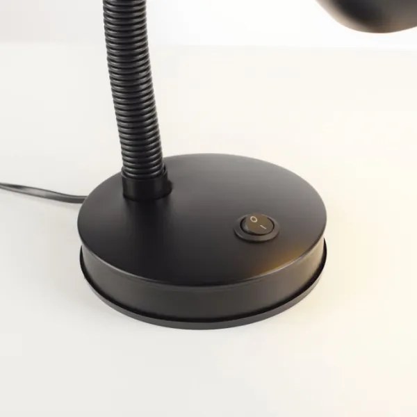 JUST LIGHT. 11080-18 - Flexibilná stolná lampa FLEXI 1xE27/25W/230V čierna