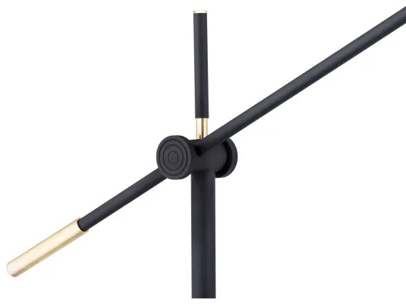 Argon 4732 - Stojacia lampa NASHVILLE 1xE27/15W/230V čierna