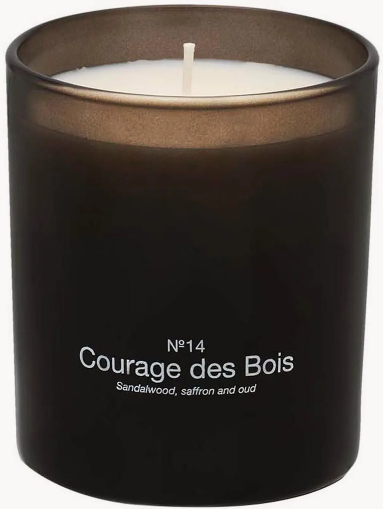 Vonná sviečka Courage Des Bois (pačuli, šafran a agarové drevo)