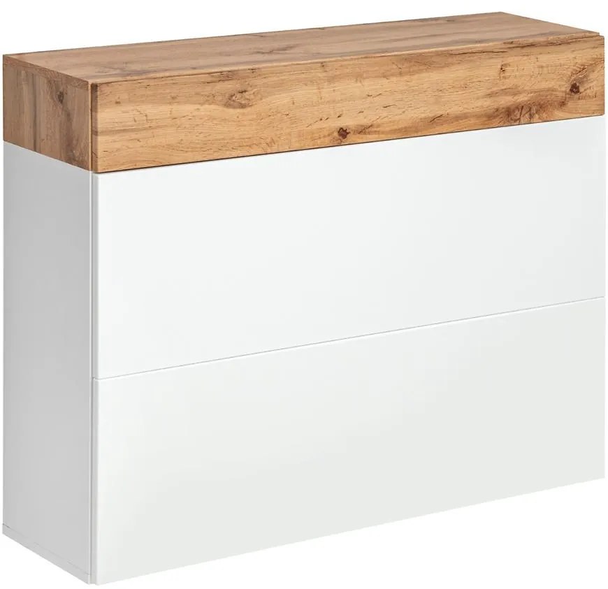 Skrinka na topánky Easy TYP09 wotan/biely