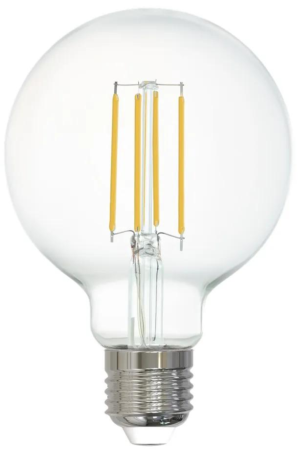 EGLO Múdra LED žiarovka, E27, G80, 6W, 806lm, 2700K, teplá biela