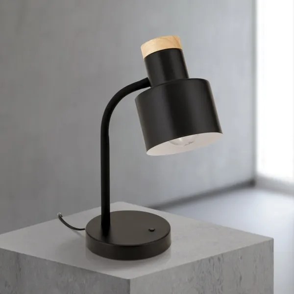 Orion - Stolová lampa GILI 1xE27/40W/230V čierna