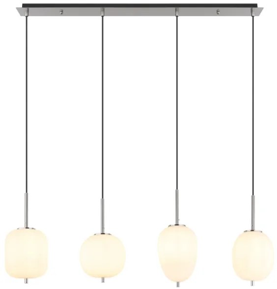 Globo 15345-4NO - Luster na lanku BLACKY I 4xE14/40W/230V