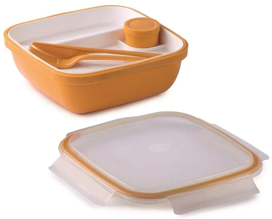 Delený desiatový box s príborom Fresh – Snips