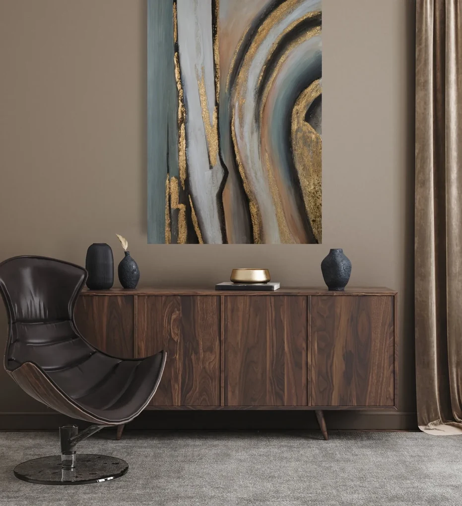 RUČNE MAĽOVANÝ OBRAZ 598 80X120 CM
