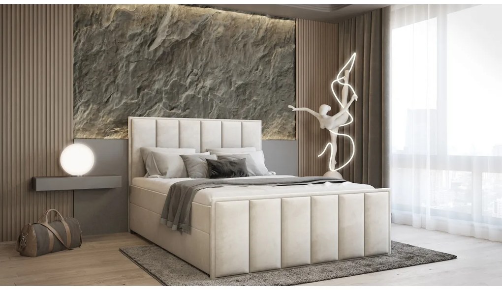 ČALÚNENÁ POSTEĽ S MATRACOM AMANDA 180X200