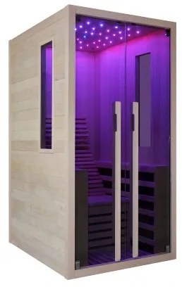 Sanotechnik - CARBON 1 - infrasauna pre 1 osobu, 100 x 130 x 195 cm