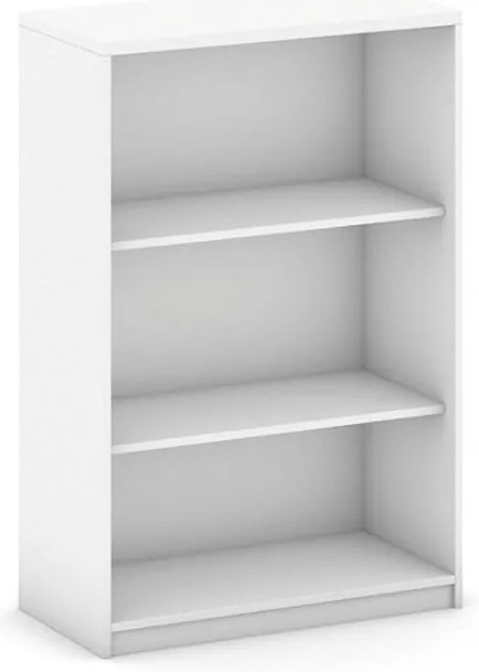 Kancelársky regál MIRELLI, 800 x 400 x 1200 mm, biela
