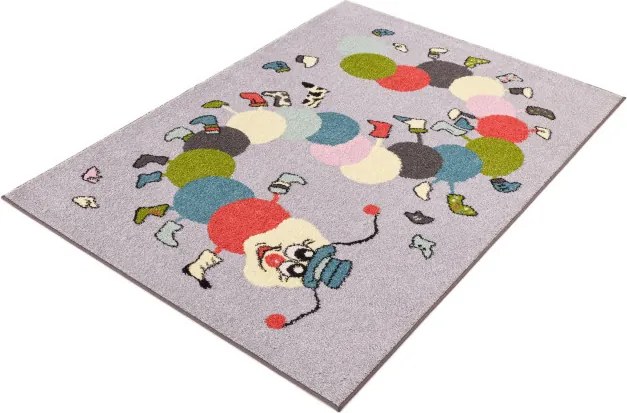 Detský koberec Funky Top Ivo sivý