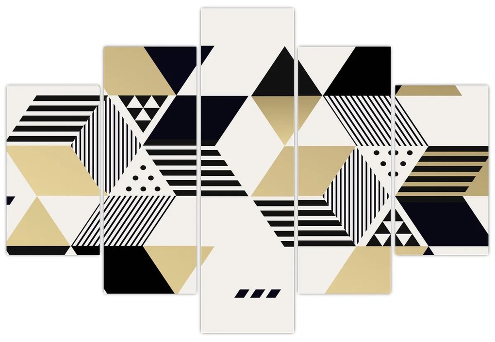 Obraz - Geometrické tvary N⁰1 (150x105 cm)