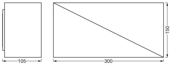 Ledvance - LED Stmievateľné nástenné svietidlo SMART+ SWAN LED/23W/230V Wi-Fi