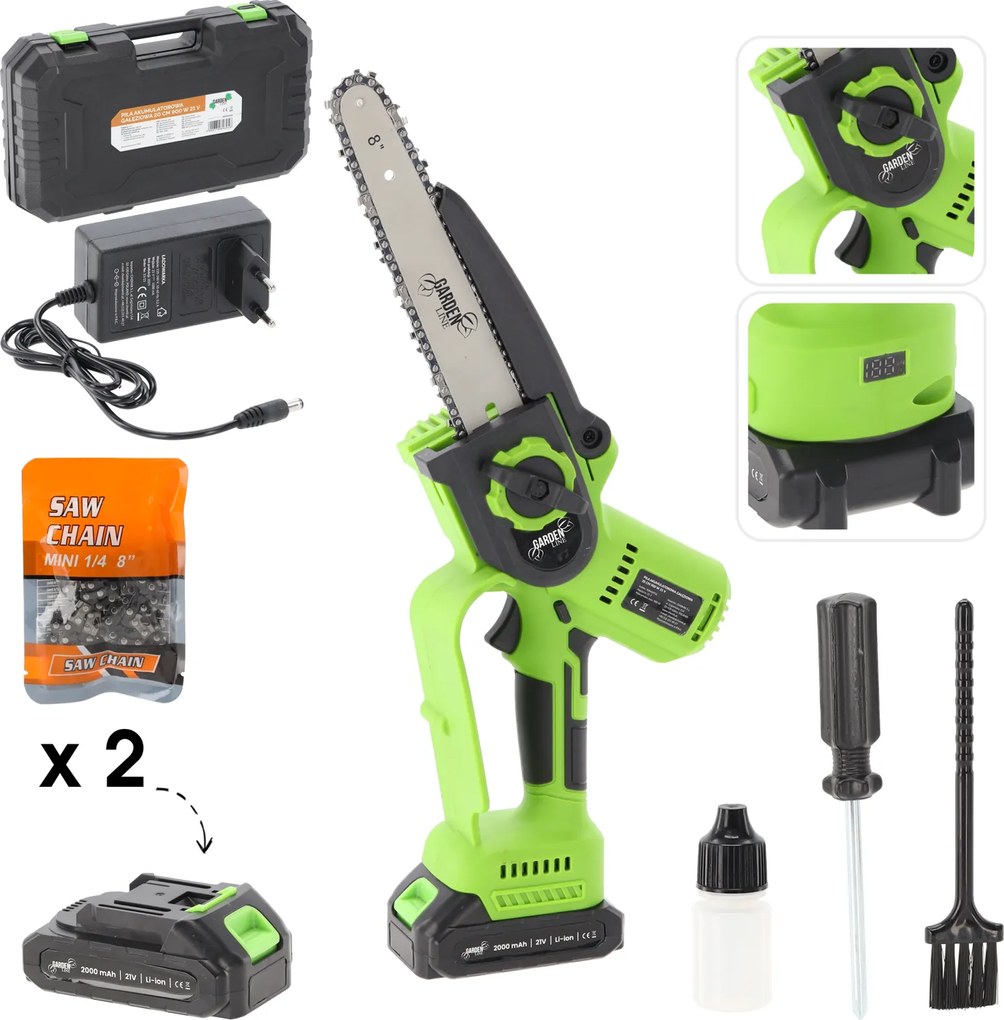 20 CM 900 W 21 V BEZDRÔTOVÁ PÍLA NA VETVY