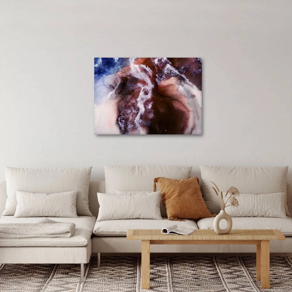 Obraz - Fialový mramor N⁰3 (70x50 cm)