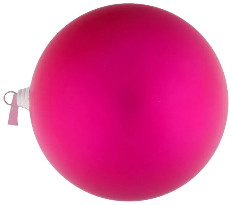 DECOLED Plastová guľa, priemer 30 cm, ružová, matná