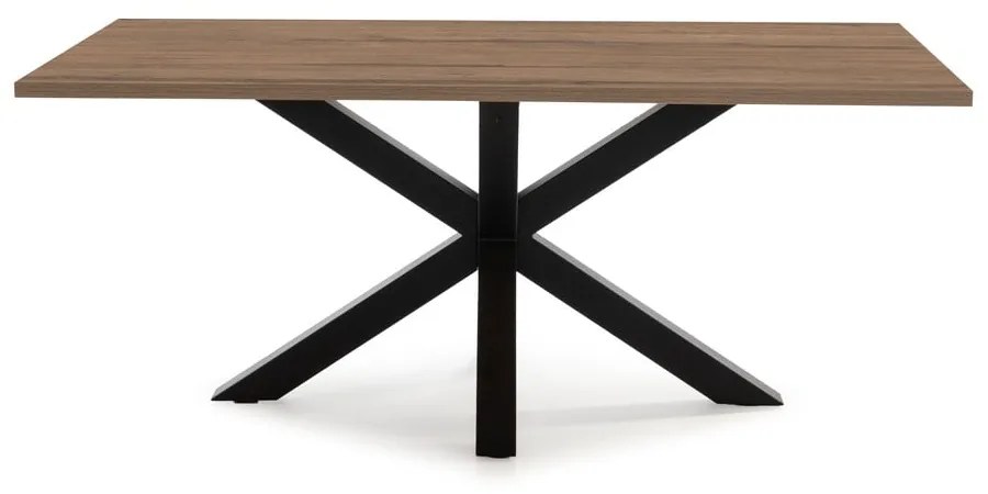 Jedálenský stôl s doskou v dekore orechového dreva 100x180 cm Comba - Marckeric