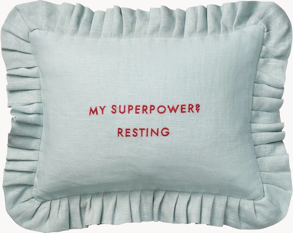 Ručne vyrobený bavlnený poťah na vankúš Quote