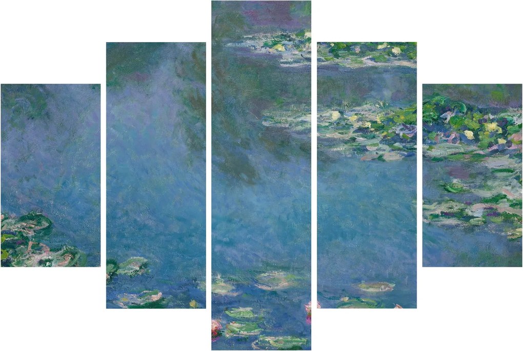 Obraz - Claude Monet, Water Lilies, reprodukcia (150x105 cm)