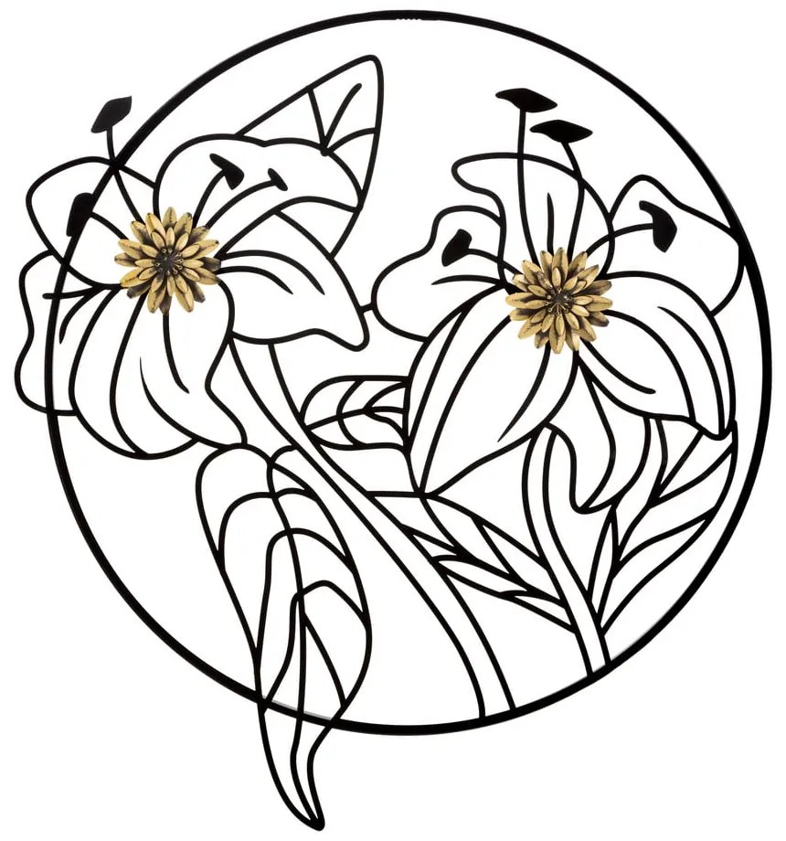 Kovová nástenná dekorácia 63x69 cm Simply Flotis - Mauro Ferretti