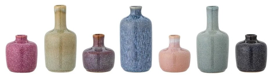 Vázy z kameniny v súprave 7 ks (výška 14 cm) Maien – Bloomingville