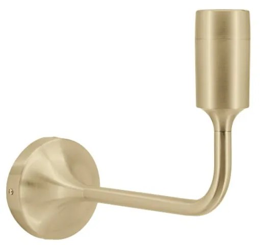 Kovové nástenné svietidlo bez tienidla v mosadznej farbe Santé – UMAGE