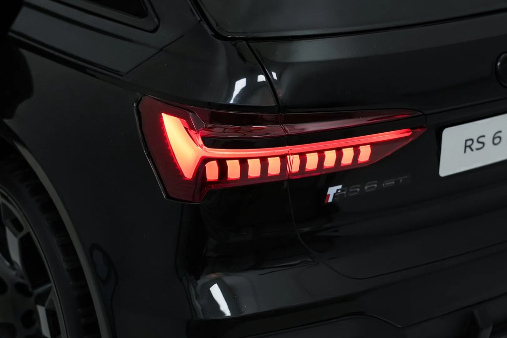 Ramiz Audi RS6 Avant GT elektrické autíčko pre deti čierne