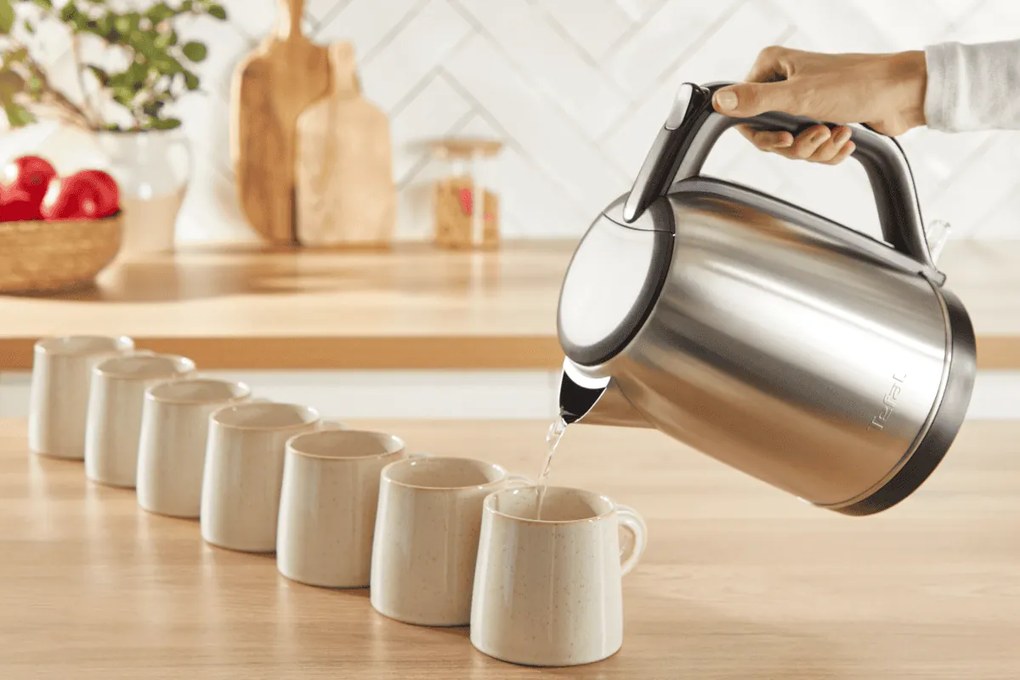 Rýchlovarná kanvica Tefal Subito KO5S0DE0 Nerezová/Čierna