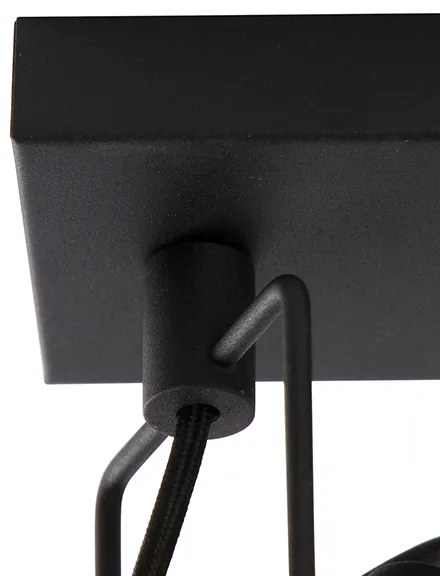 Priemyselné bodové svetlo čierne 2-svetlo - Suplux