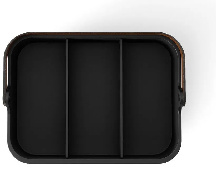 Čierny kúpeľňový organizér z recyklovaného plastu Bellwood – Umbra