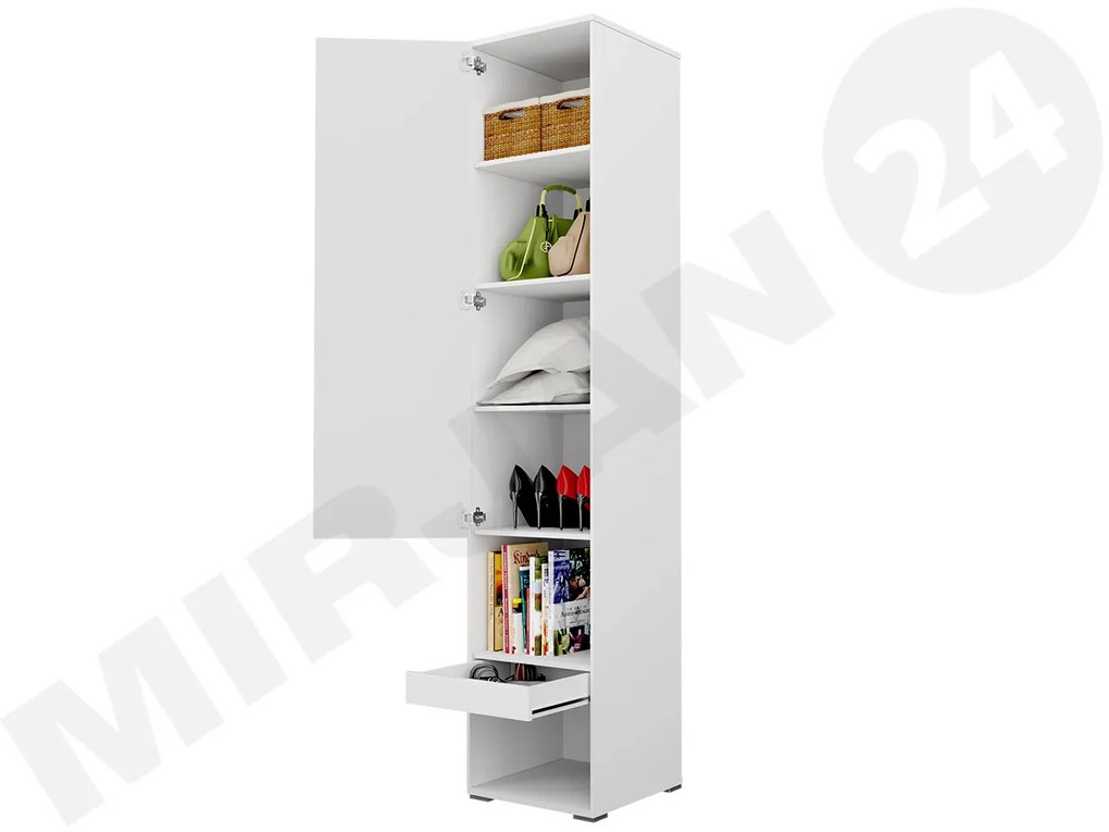 Nábytok Concord Pro I, Farby: biela, Rozmer postele: 90x200