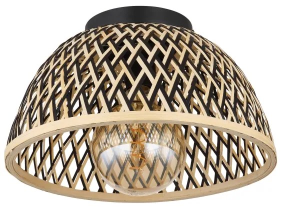 Globo 15767D - Prisadený luster COLLY 1xE27/15W/230V bambus