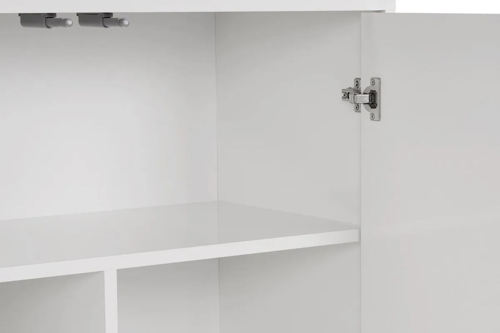 Dizajnová komoda Uchenna 180 cm biela