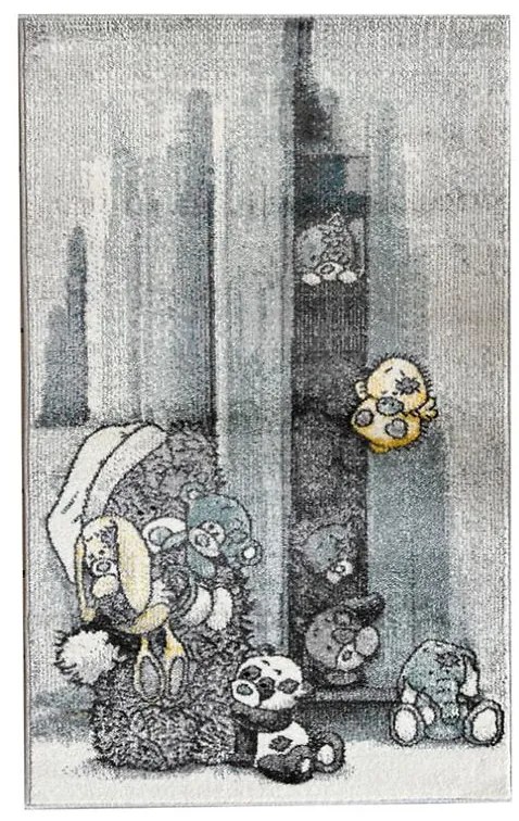 Koberec Frisee Soft Kids 1,33/1,9 0045A šedá