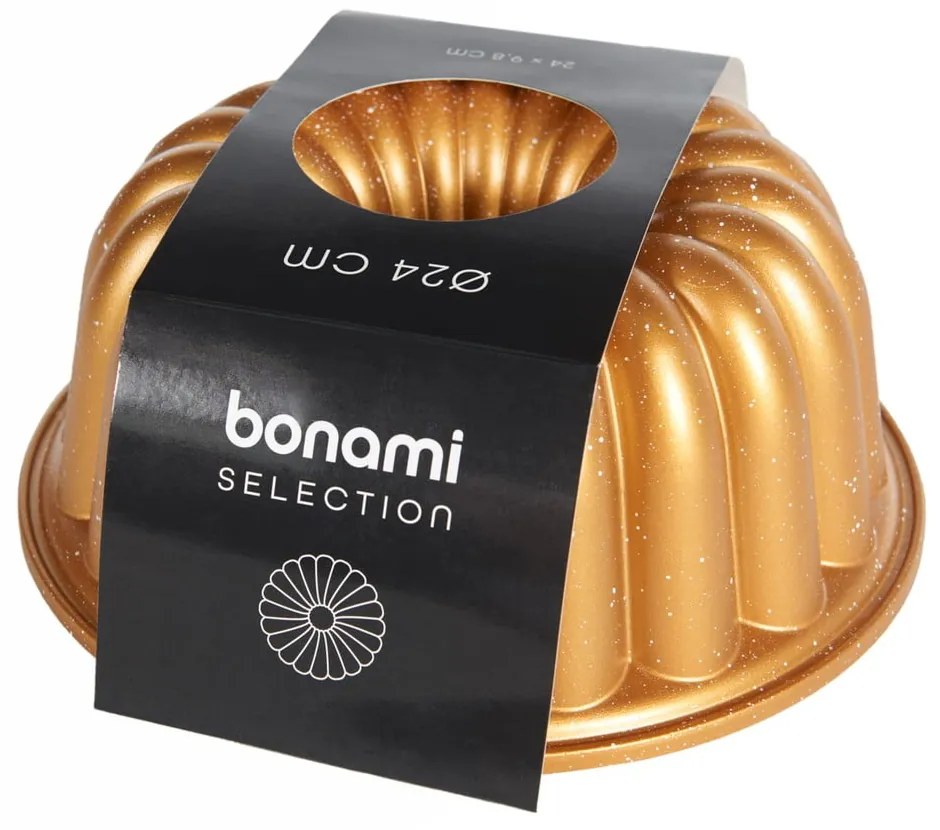 Forma na pečenie z liateho hliníka v zlatej farbe Bonami Selection Lotus