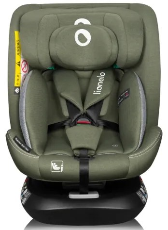 Lionelo - Vrtljiv avtosedež s bazo BASTIAAN ONE i-Size 40-150 cm Green Olive