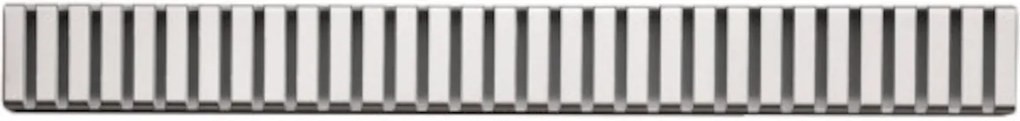 Rošt Alca 105 cm nerez lesk zebra LINE-1050L