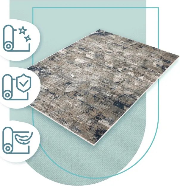 Koberec Medusa AR33C sivý